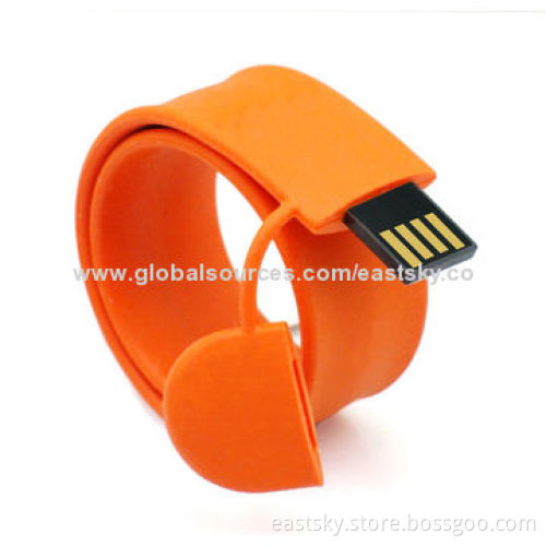 Wristband USB Drive, ESU-C43, Waterproof and Dust-proof, Capacity from 64MB to 32GBNew